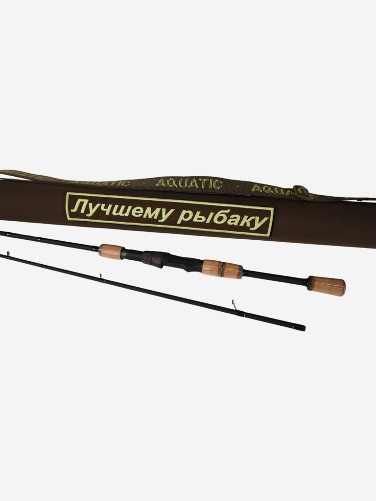Тубус подарочный с удилищем №1 Т-75 без кармана, с надписью "Лучшему рыбаку"