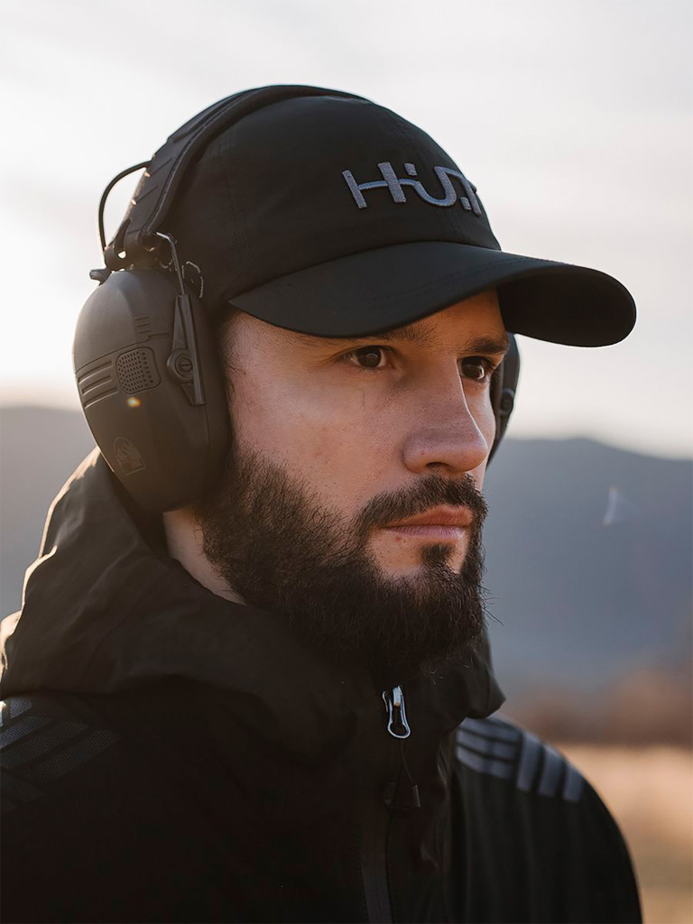 Бейсболка мужская мембранная HUT CAP, темно-зеленая