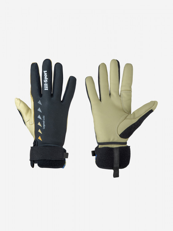 Гоночные лыжные перчатки Lillsport, модель Legend Guld Black