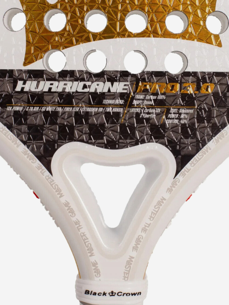 Ракетка для падела Black Crown Hurricane Pro 3.0