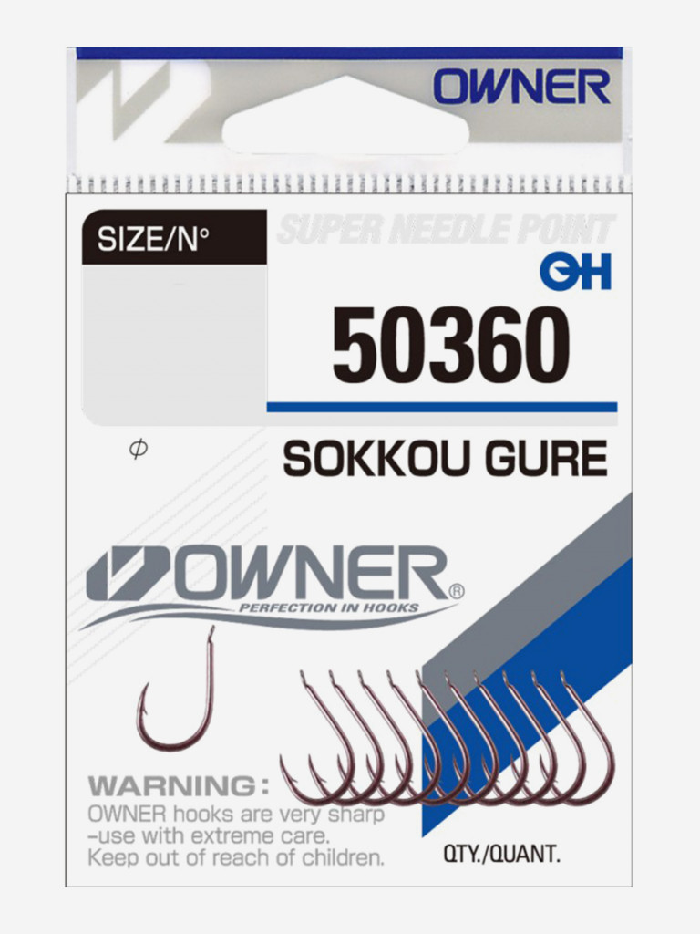 Крючок OWNER Sokko Gure purple №8 12шт