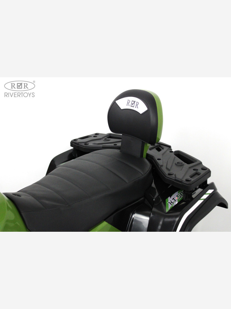 Детский электроквадроцикл RIVERTOYS T001TT 4WD зеленый