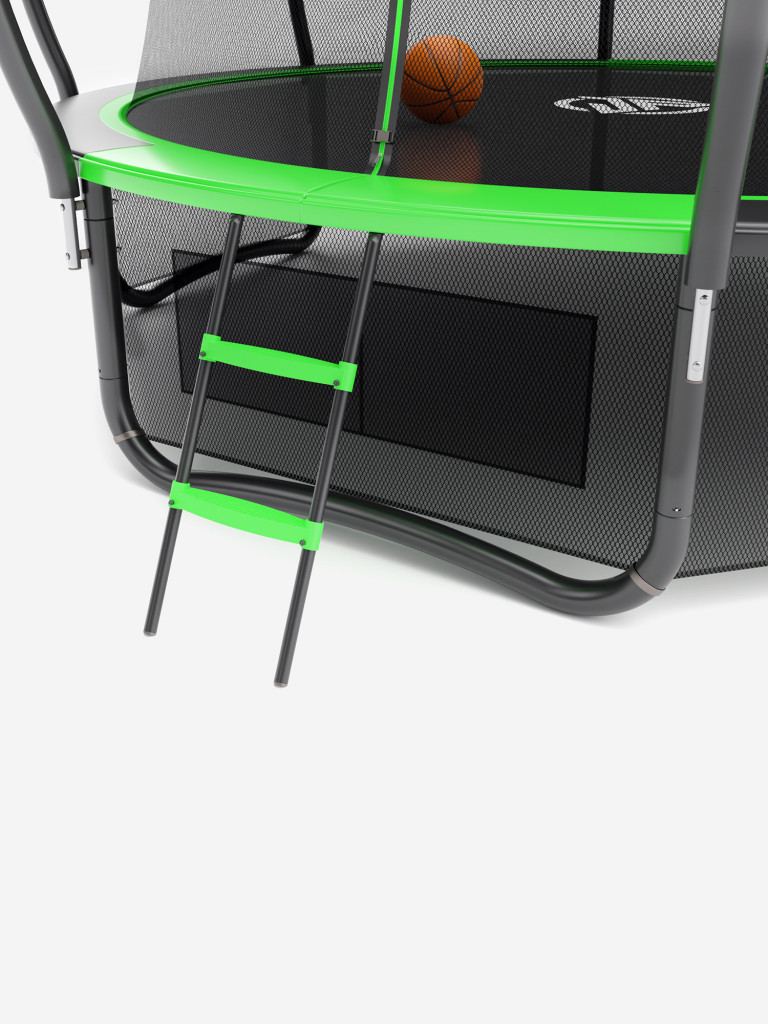 Каркасный батут Jump Power 14 ft Pro Inside Basket Green