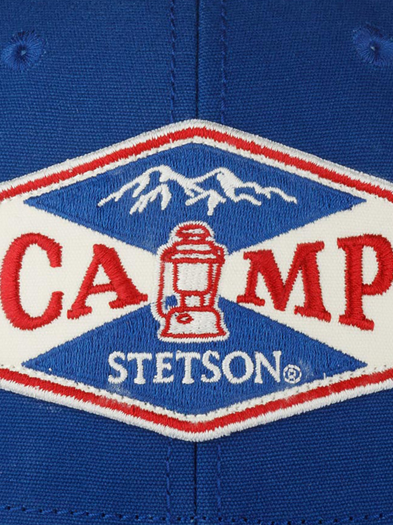 Бейсболка STETSON 7721142 BASEBALL CAP CAMP (синий)