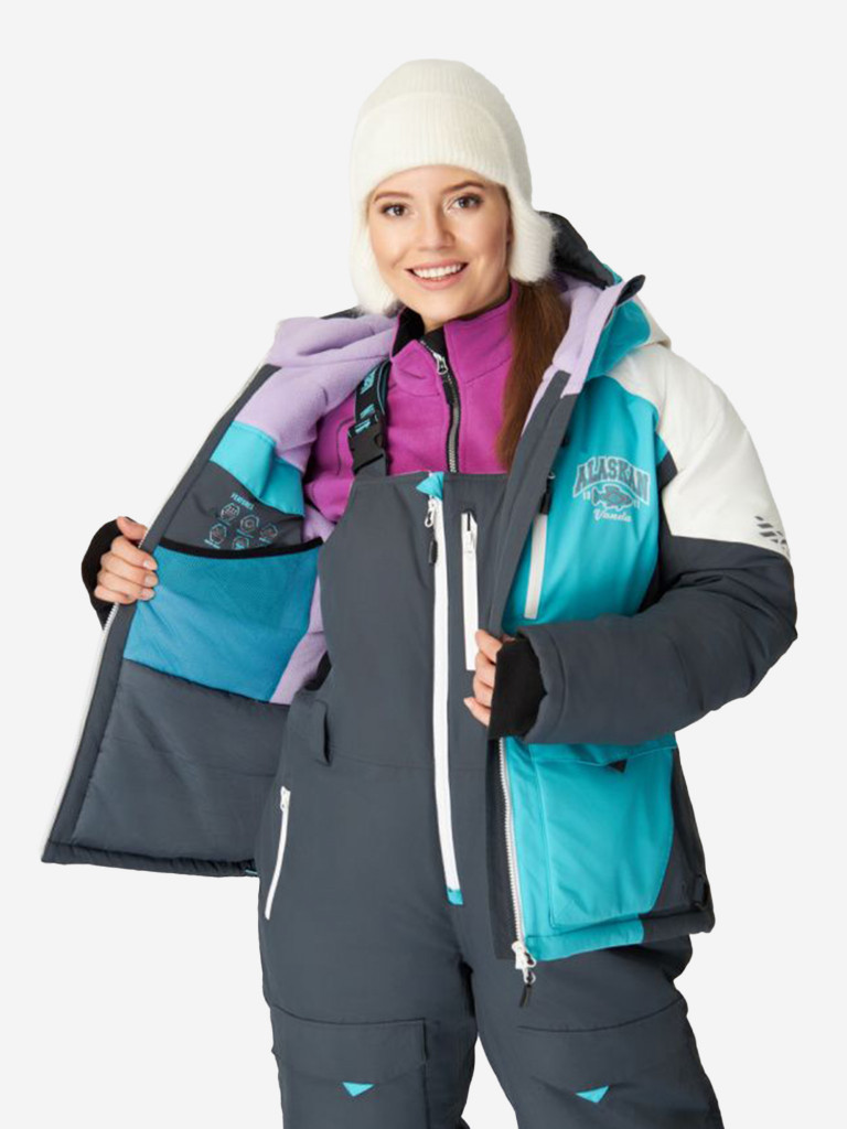 Костюм зимний женский Alaskan Vanda (куртка+полукомбинезон) для рыбалки и охоты