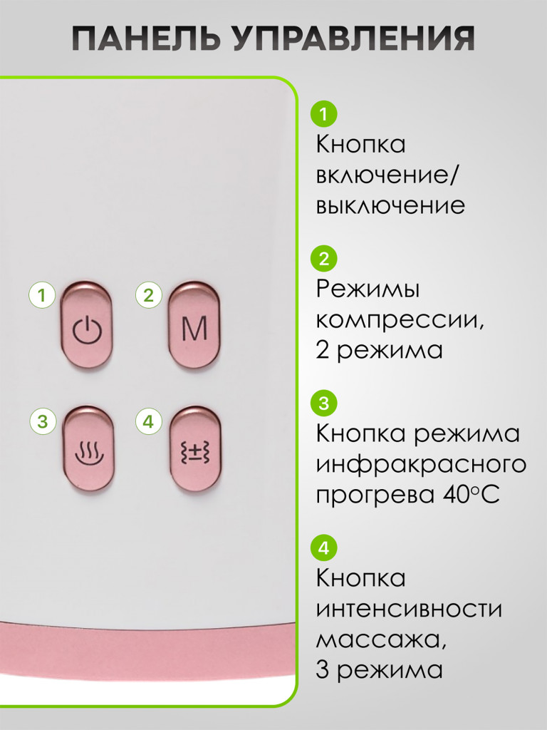Массажер для рук компрессионный SENNE с подогревом