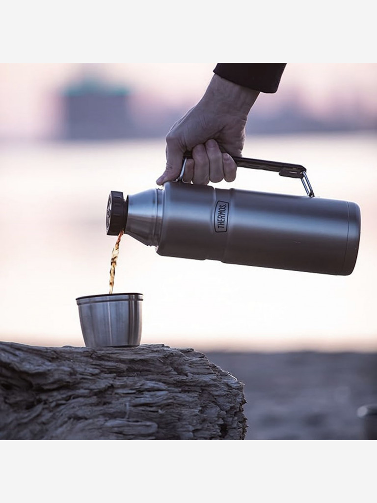 Термос для чая 1,2 л THERMOS KING-2010 стальной цвет