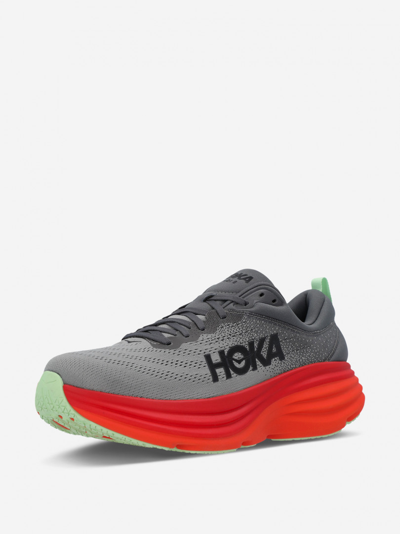 фото Кроссовки мужские hoka one one bondi 8, серый