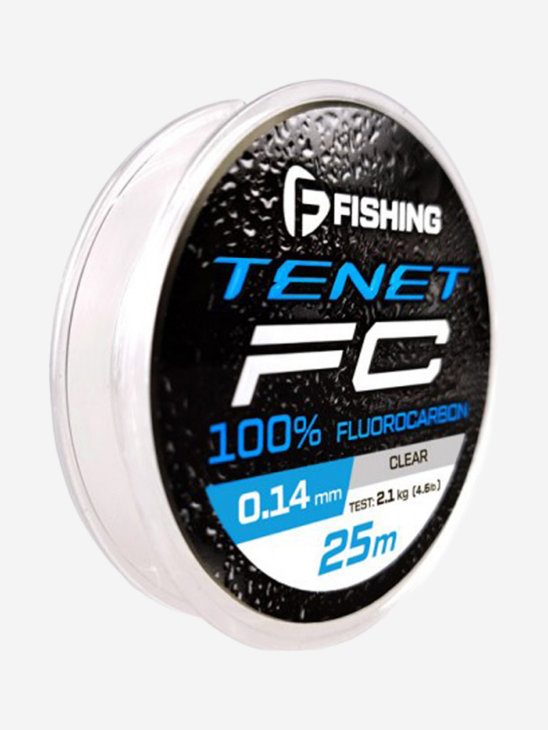 Леска Tenet Fluorocarbon F-FISHING 25м 0,14мм 2,1кг/4,6lb