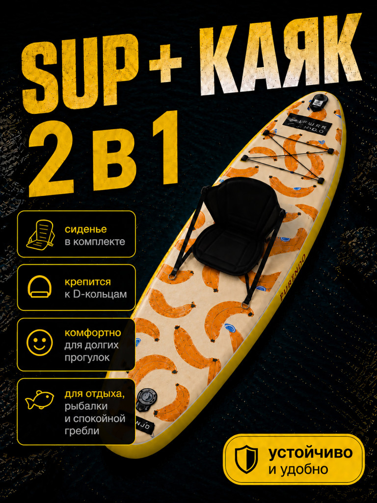 Sup-доска Furendo Raccoon 11', 335х89х15 см
