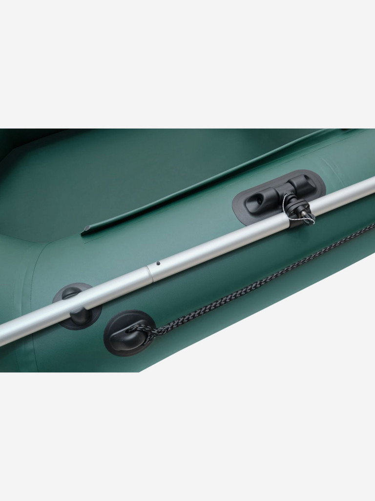 Лодка надувная ПВХ ROGER Classic-SL 2250, лодка роджер гребная (зеленый)