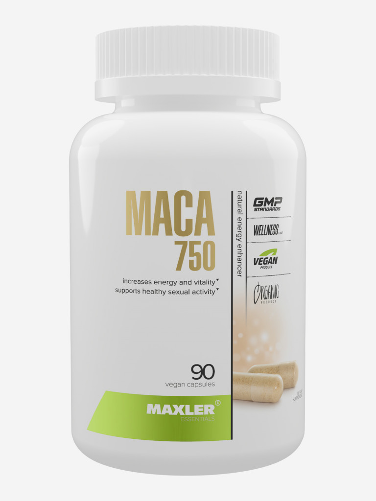 Мака перуанская для повышения тестостерона Maxler Maca 750, 90 капсул