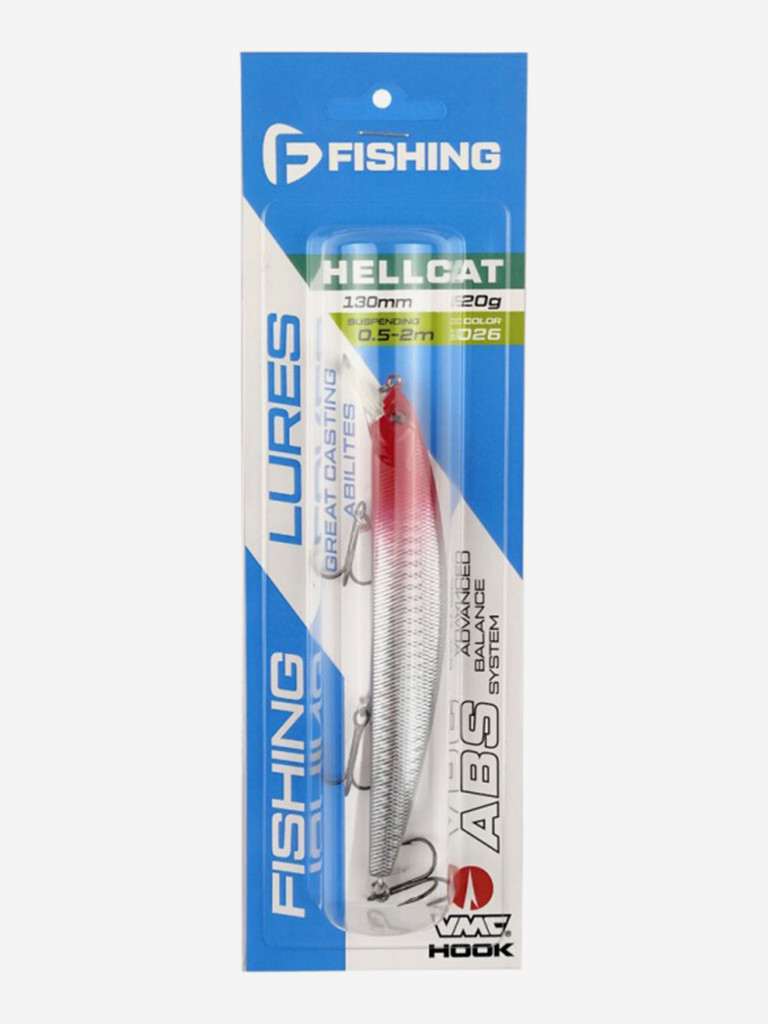 Воблер F-FISHING Hellcat 130SP 130мм 20г 0.5-2.0м 026 Суспендр