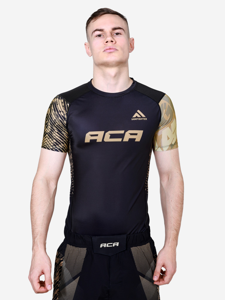 Рашгард с коротким рукавом ACA&IAMFIGHTER