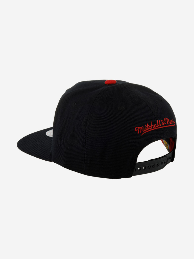 Бейсболка с прямым козырьком MITCHELL NESS 6HSSSH22080-LALBLCK Los Angeles Lakers NBA (черный)