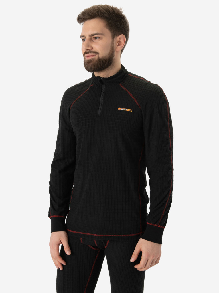 Термобелье HUNTSMAN Thermoline ZIP мужское на молнии флисовое второго слоя для охоты и рыбалки