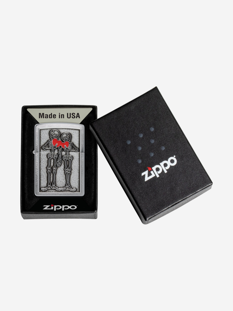 Зажигалка бензиновая ZIPPO 48688 Couple Love Emblem
