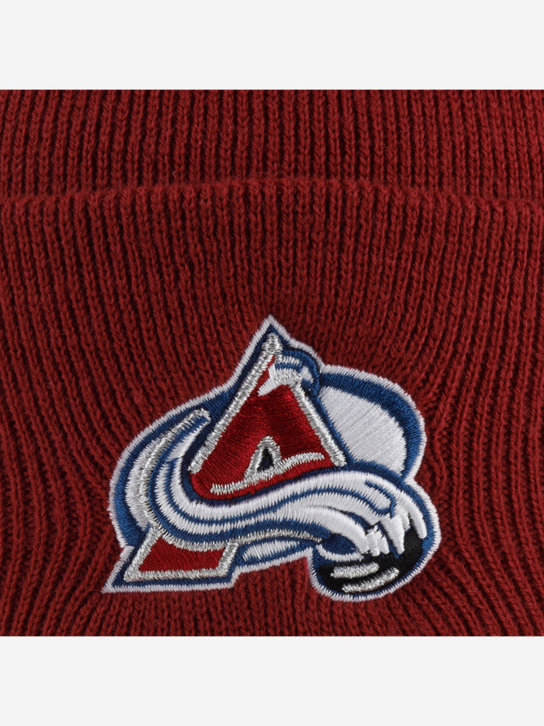 Шапка с отворотом 47 BRAND H-HYMKR16ACE-CA Colorado Avalanche NHL (малиновый)