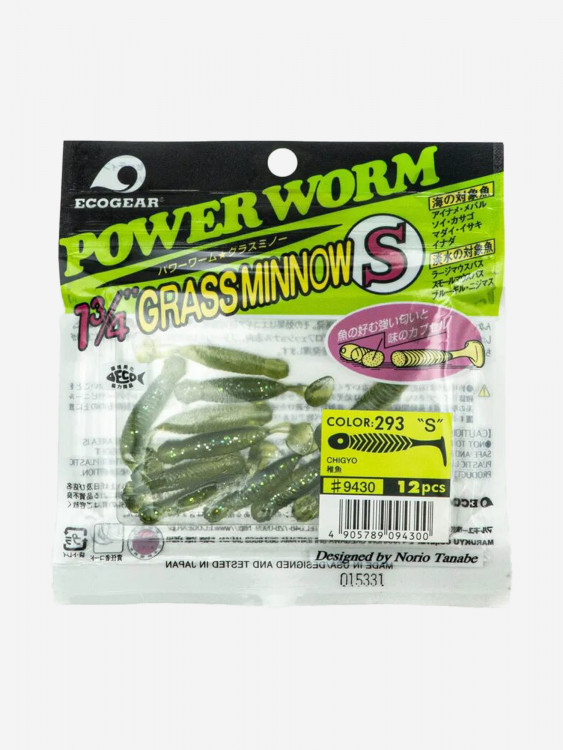 Силиконовые приманки Ecogear Grass Minnow S 1.75 293