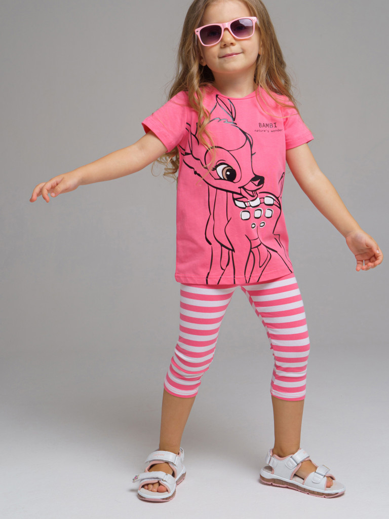 Комплект Playtoday для девочки: футболка, легинсы