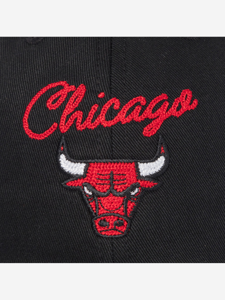 Бейсболка MITCHELL NESS HD10409-CBUBLCK Chicago Bulls NBA (черный)