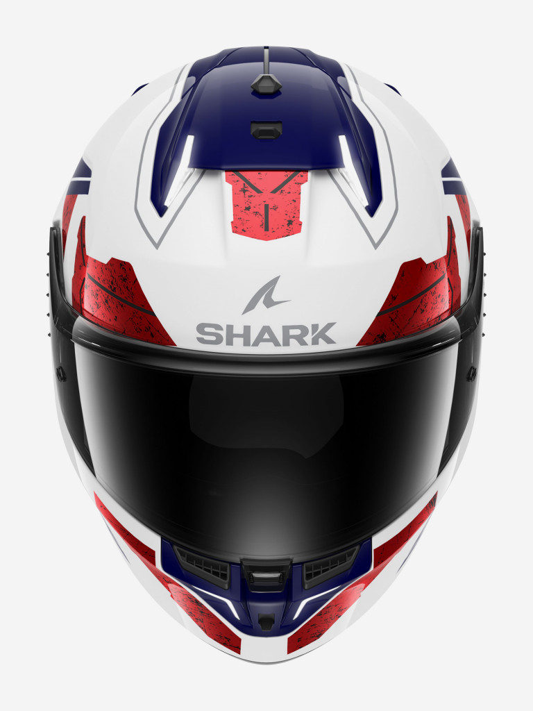 Мотошлем интеграл Shark SKWAL i3 RHAD White/Chrome/Red