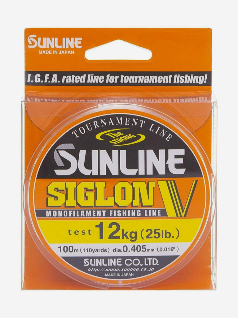 Леска для рыбалки SUNLINE Siglon V 100м 10R CONNECTED #2.0/10LB/0.235mm