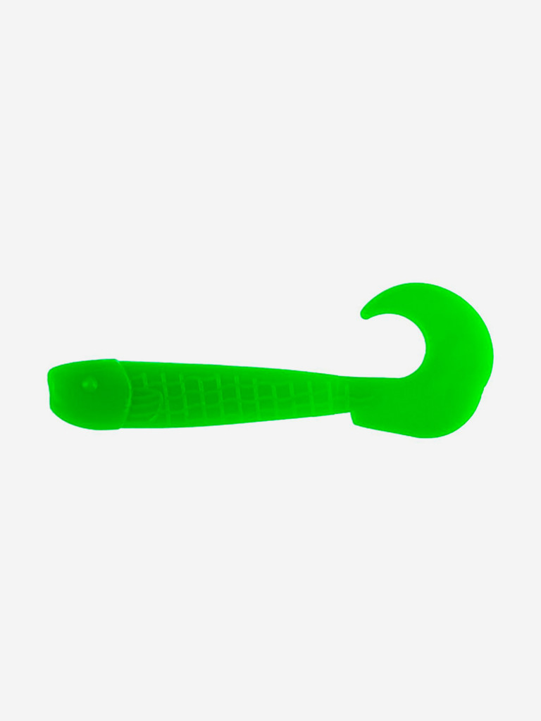 Мягкая приманка Helios Long Hybrid, 3,55" / 9,0 см, Electric green, 20 штук (HS-15-007-N-20)