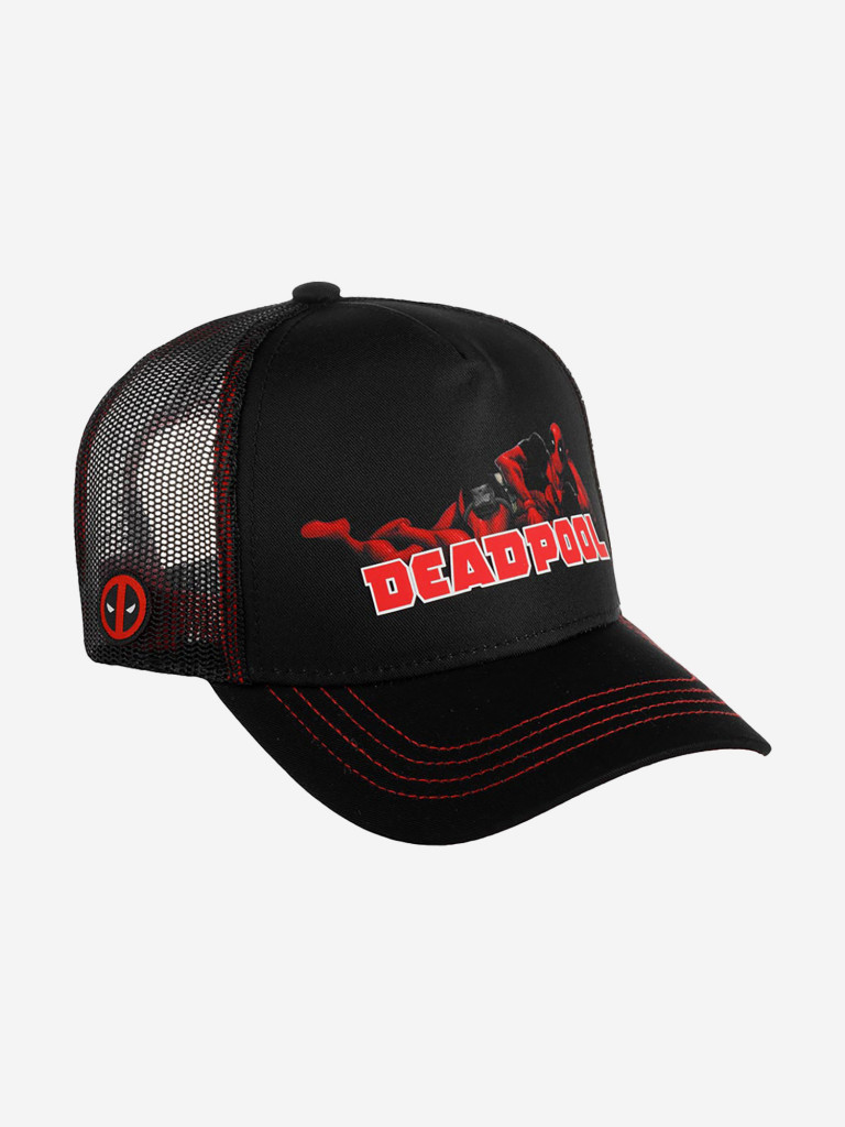 Бейсболка с сеточкой CAPSLAB CL/MAR4/1/DEA3 Marvel Deadpool (черный)