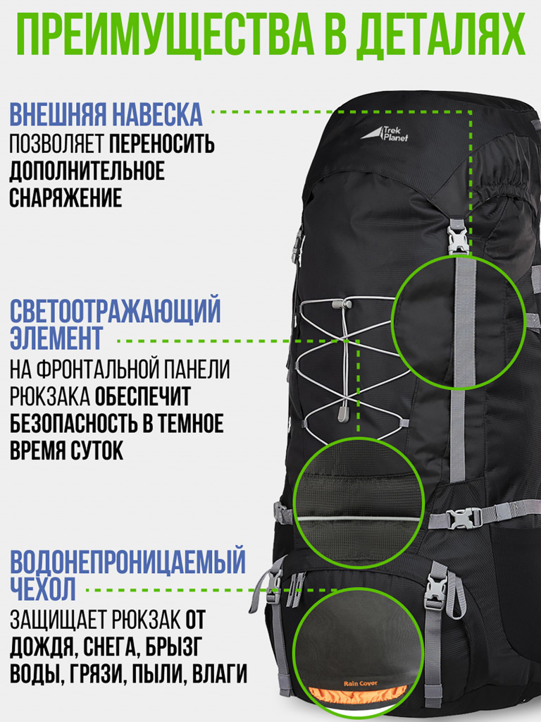 Рюкзак туристический Trek Planet Kashmir 75