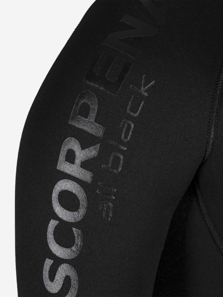 Гидрокостюм Мужской SCORPENA AllBlack, 5 мм