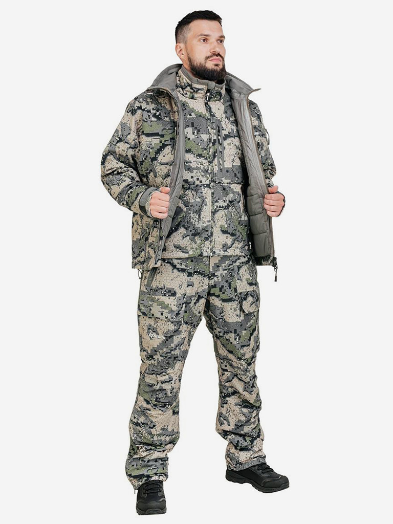 Костюм зимний NISUS 3в1 Commander (2 куртки+брюки) для рыбалки и охоты