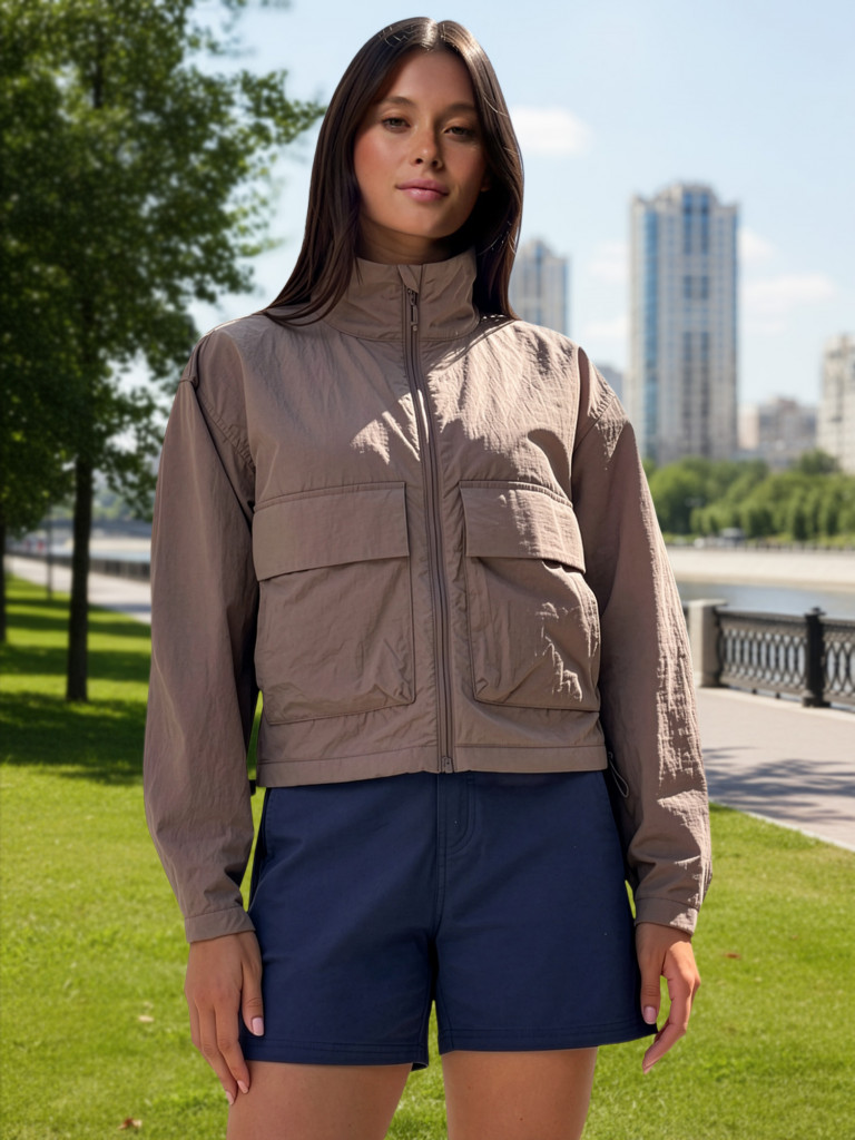 Ветровка женская Columbia Paracutie Cropped Cargo Windbreaker