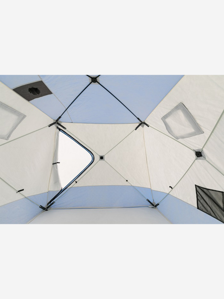 Палатка зимняя куб SIWEIDA SNOW трехслойная 240х240х210