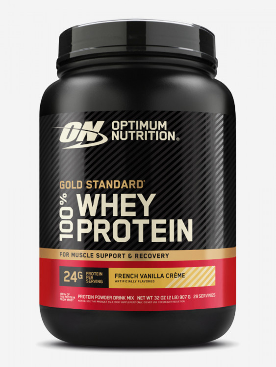 Протеин Optimum Nutrition Gold Standard Whey, 907 г, Ванильный крем