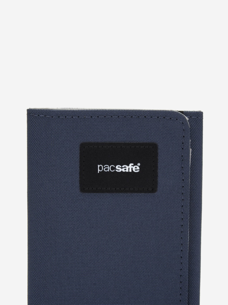 Кошелек антивор Pacsafe RFIDsafe trifold wallet, Coastal Blue