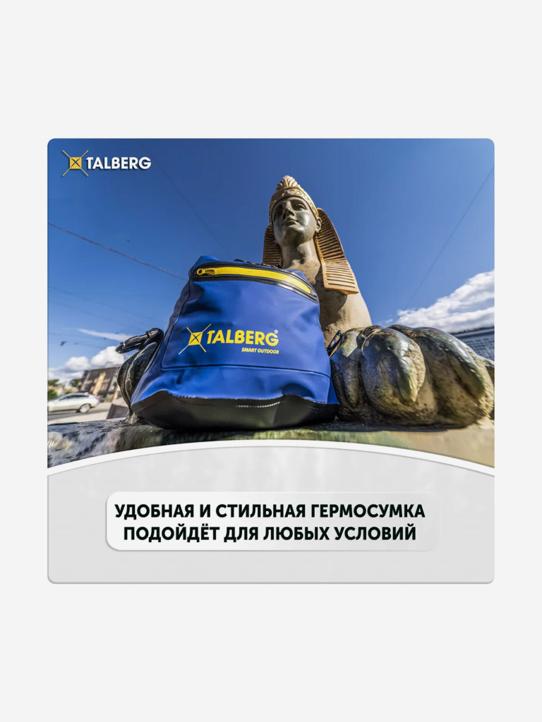 Гермосумка TALBERG TRAVEL DRY 10, василёк