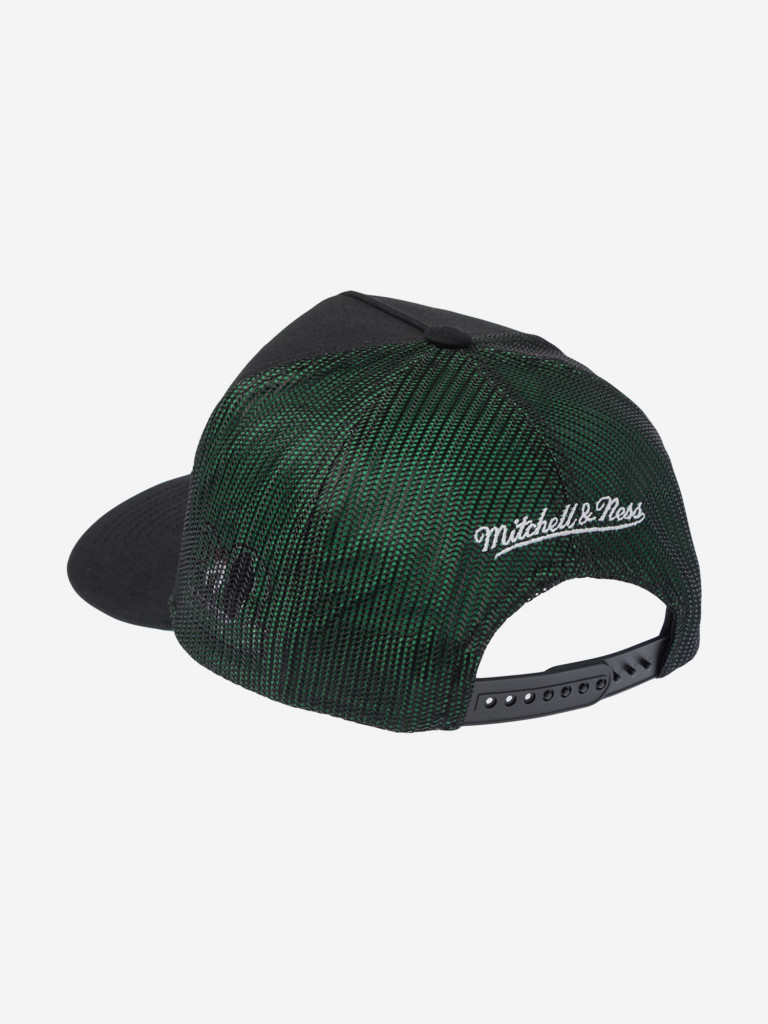 Бейсболка с сеточкой MITCHELL NESS HT11505-BCEBLCK Boston Celtics NBA (черный)