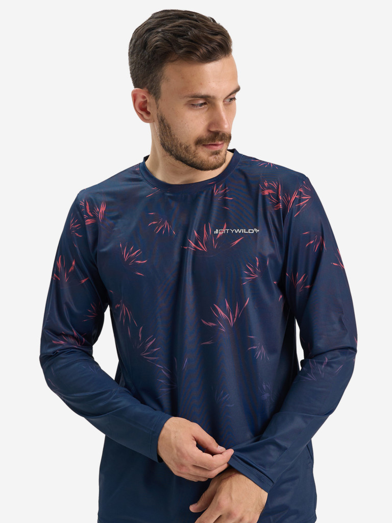 Лонгслив солнцезащитный UPF50+ CityWild Asheboro для рыбалки и активного отдыха, цвет Midnight Ember