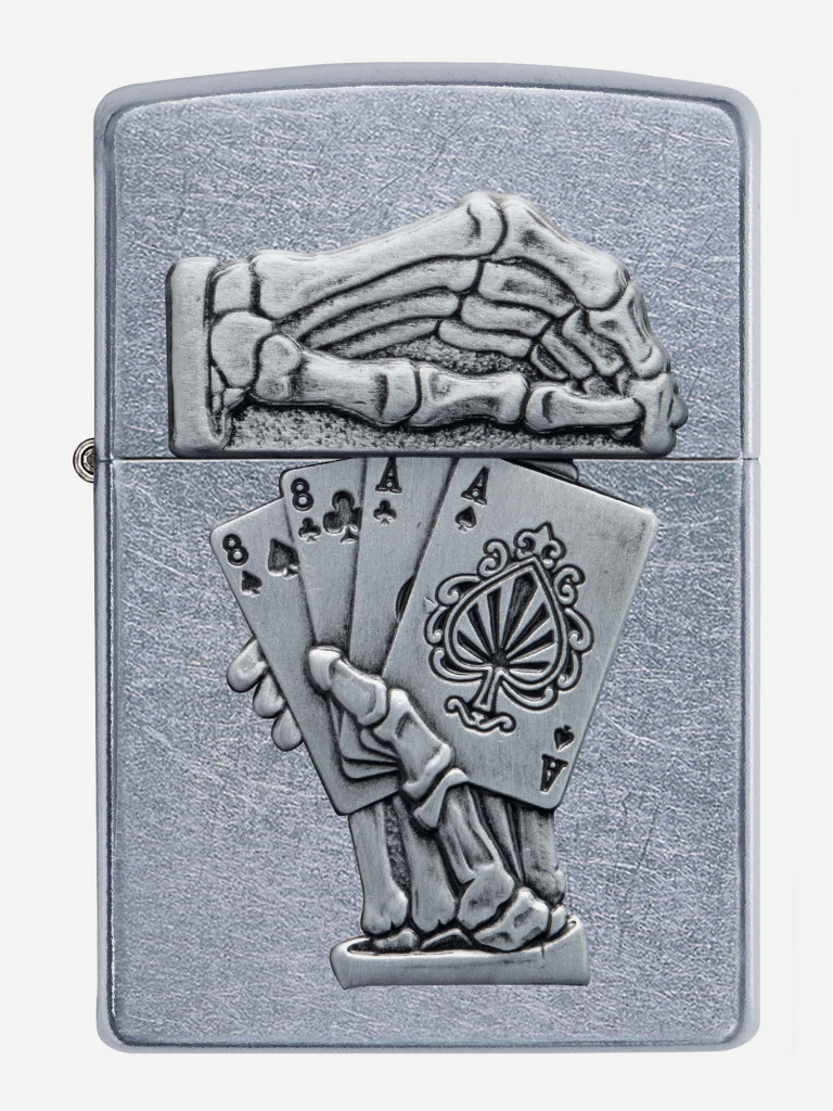 Зажигалка бензиновая ZIPPO 49536 Dead Mans Hand Emblem