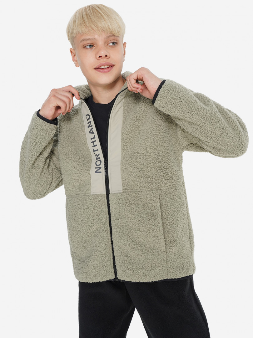 Джемпер флисовый для мальчиков Northland Бежевый 3499₽