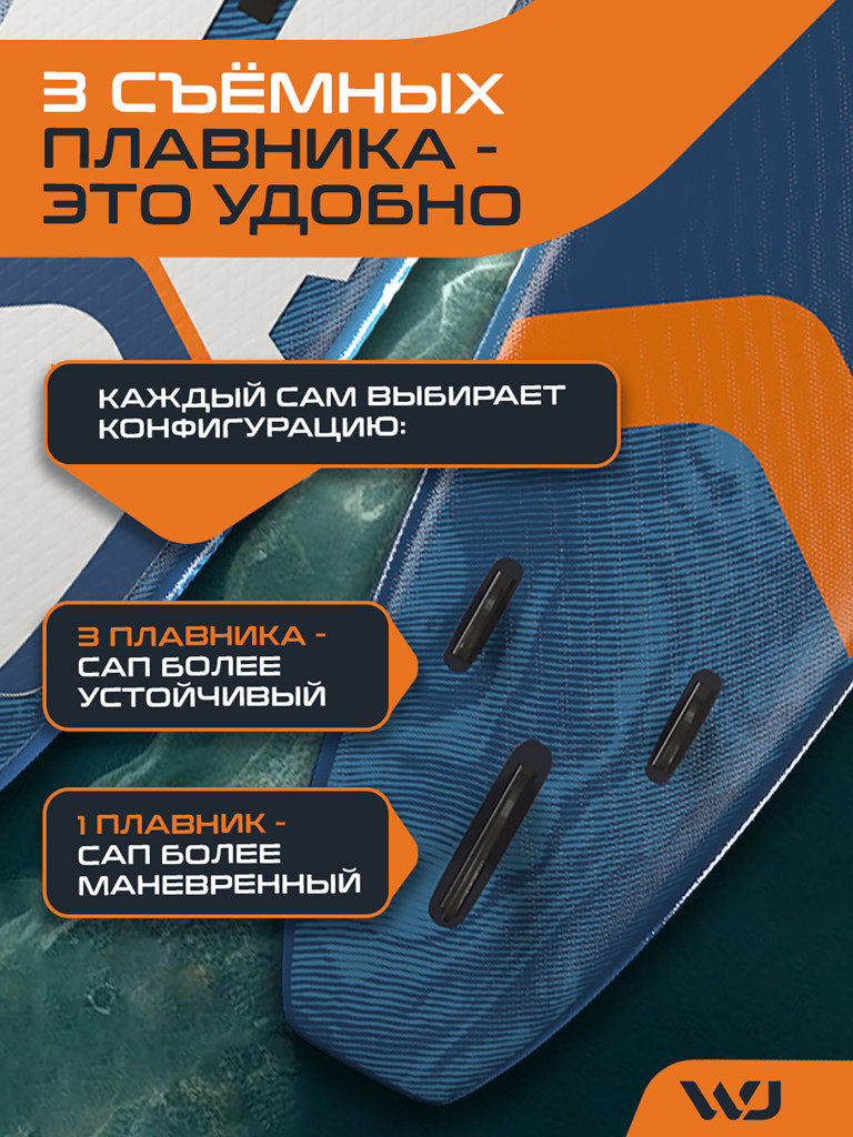 SUP-доска WheeJet Pro Line Mediterrian 350x84x15