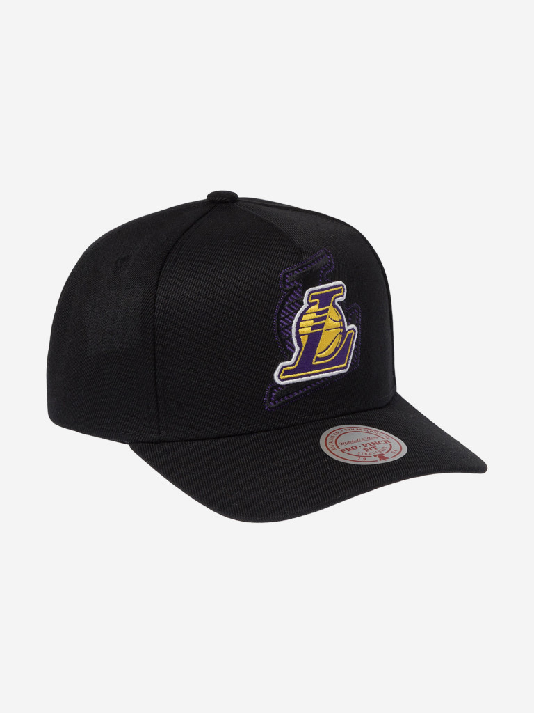 Бейсболка MITCHELL NESS HP12813-LALBLCK Los Angeles Lakers NBA
