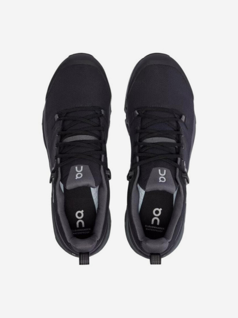 Кроссовки мужские On Running Cloudwander Waterproof Black Eclipse