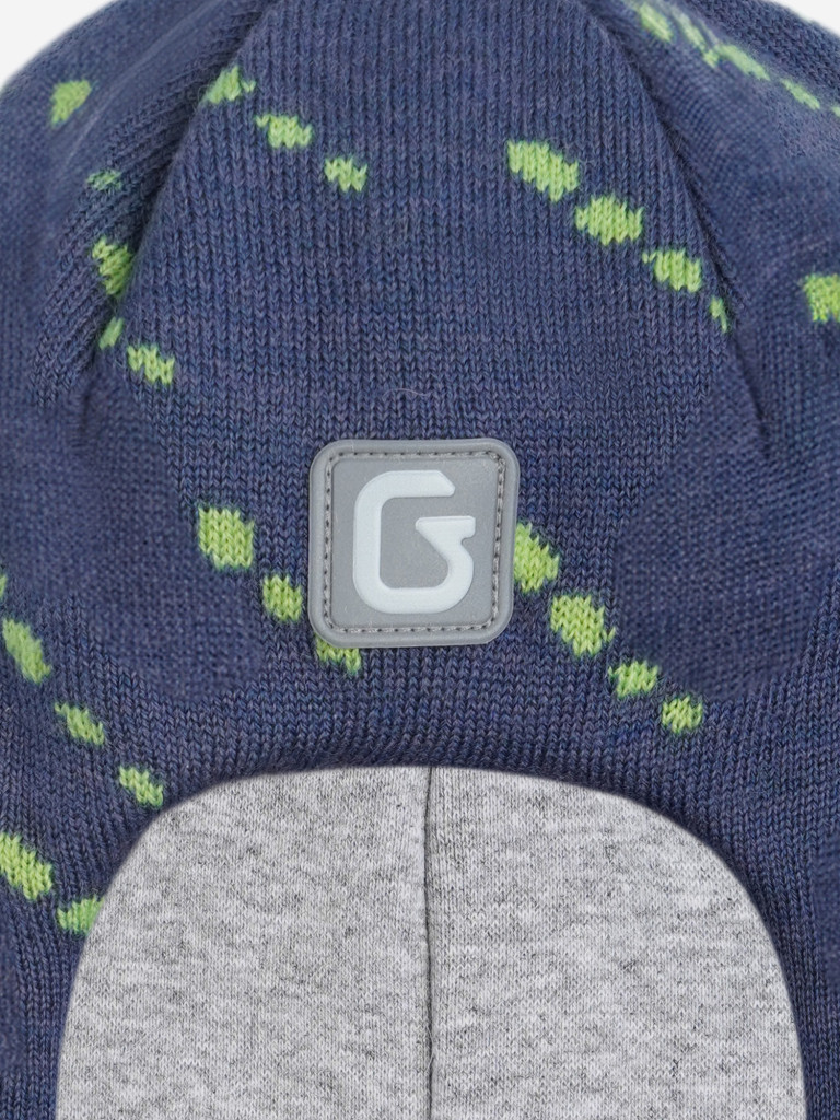 Шапка-шлем для мальчика GUSTI GW24AC1173B-BLUE