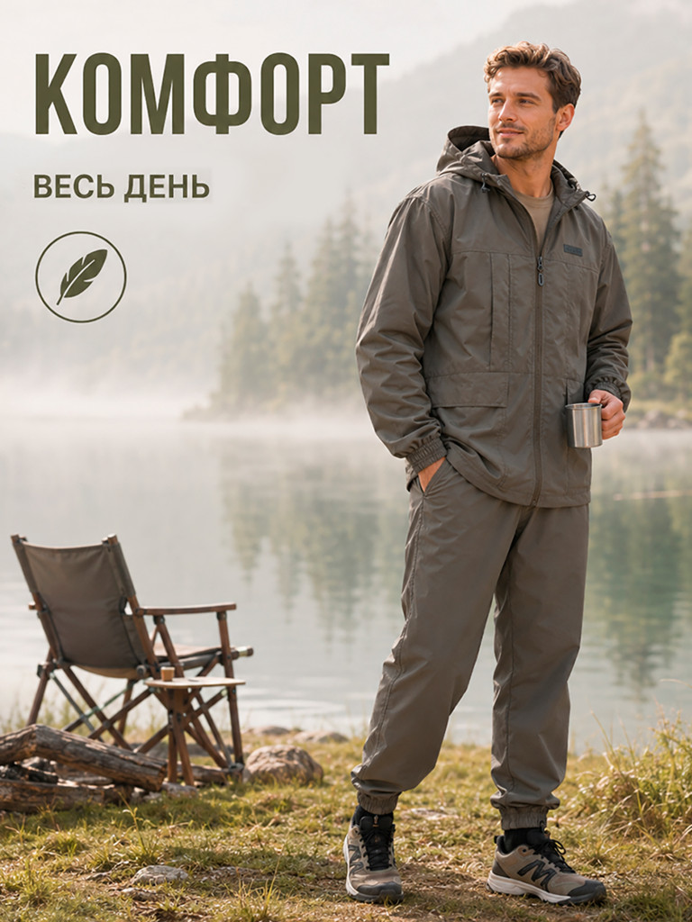 Костюм летний антимоскитный Лесовик ORION Active, хаки