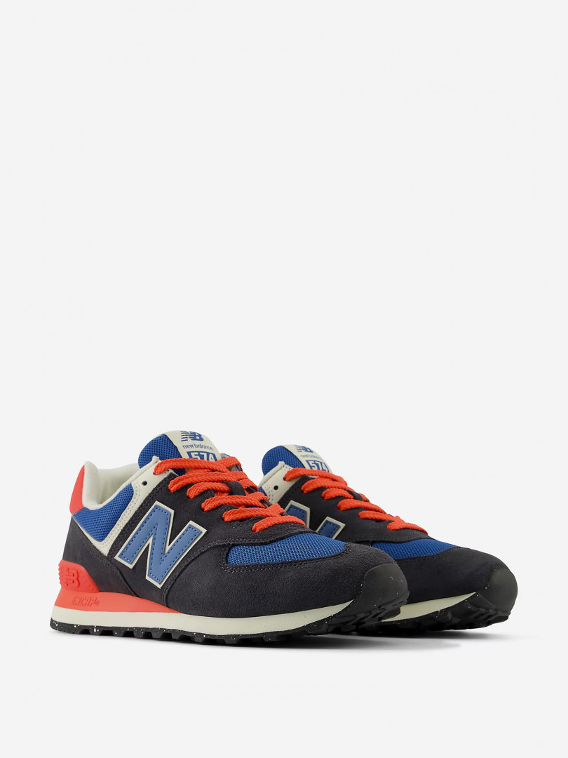 Кроссовки мужские New Balance 574 30896620299 Серый, размер 41,40.5,45.5,44.5,44,43.5,43,42,41.5,39.5, фото 2