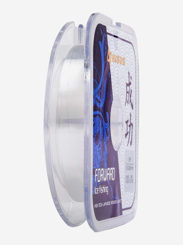 Леска для рыбалки Nisus FORWARD ICE FISHING Nylon 0,286мм, 50м, 6,45кг, прозрачный