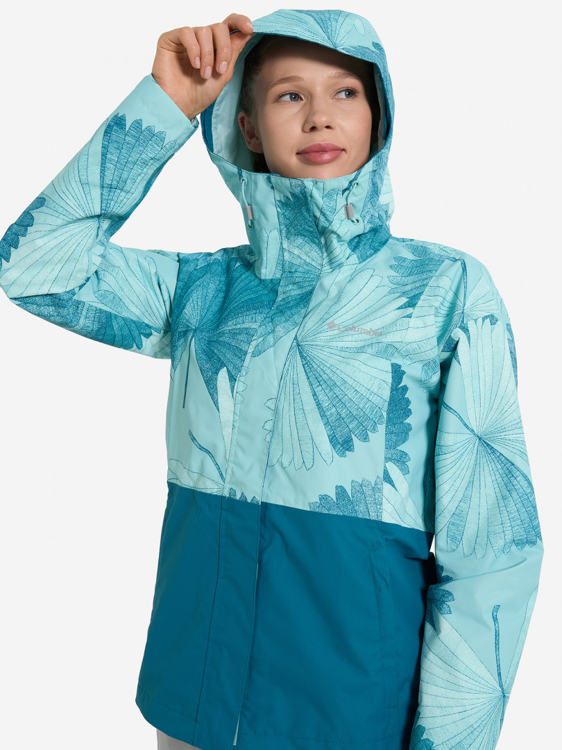 Куртка мембранная женская Columbia Hikebound Printed Jacket Голубой 10999₽