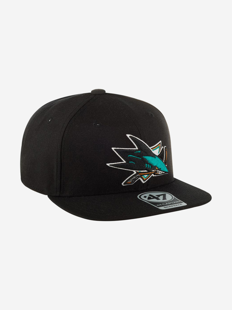 Бейсболка с прямым козырьком 47 BRAND H-NSHOT22WBP San Jose Sharks NHL
